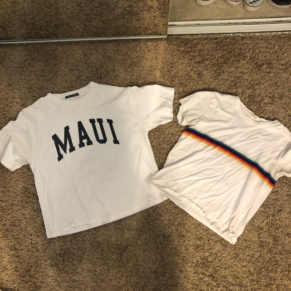 Brandy Melville 2 Piece T-Shirt Set